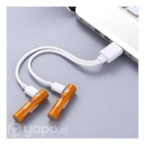 Pilas Recargables USB Triple AAA Smartoools