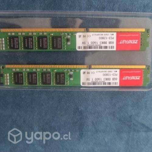 Memoria DDR3 1600 8 GB
