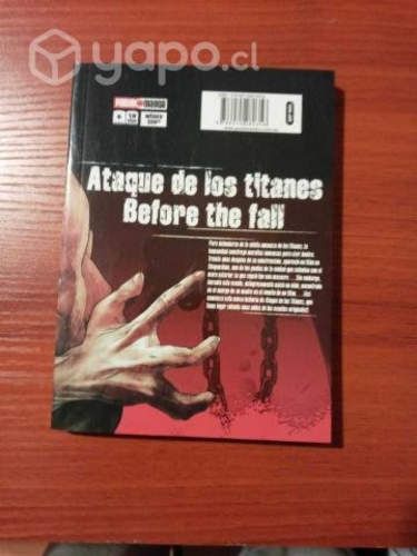 Manga Ataque de los titanes before the fall tomo 1