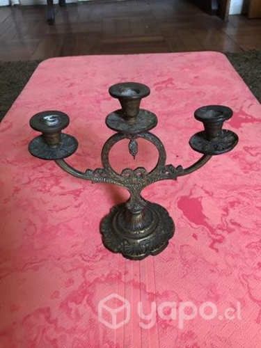 Candelabro de bronce