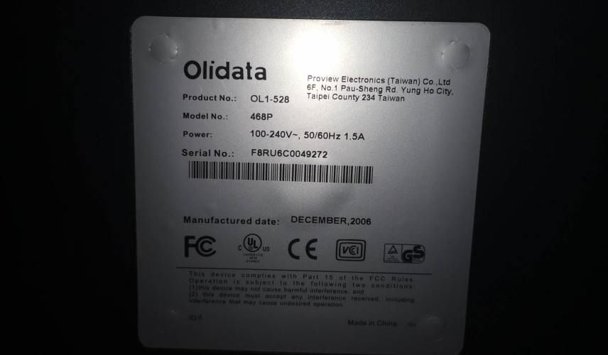 Monitor Olidata OL1-528 (D)