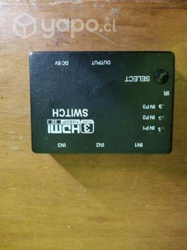 Splitter hdmi 3 entradas 1 salida