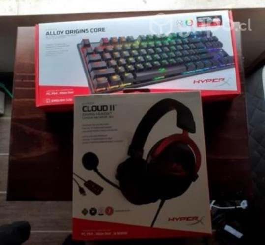 Teclado y Audífonos Gamer Hyperx, Leer descripcion