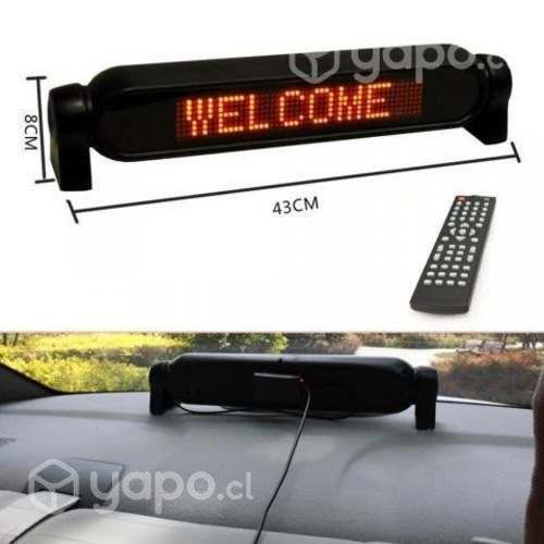 Letrero Programable de 12/24V Pantalla Digital Led