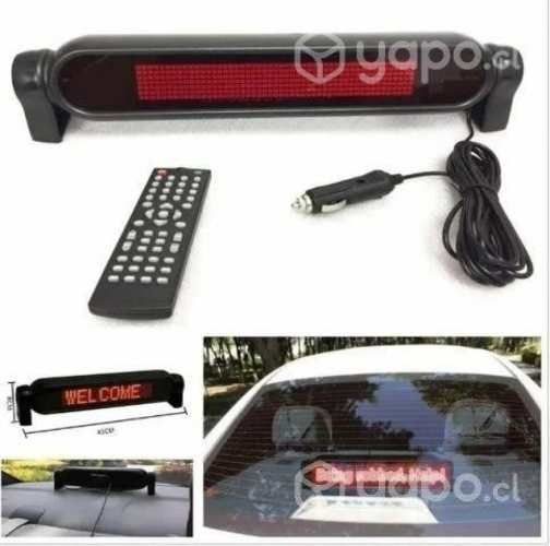 Letrero Programable de 12/24V Pantalla Digital Led