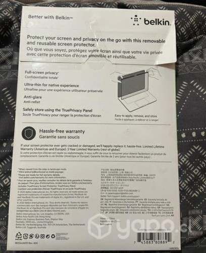 Lamina de privacidad y seguridad para MacBook Air