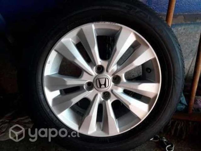 1 llanta de magnesio con neumático Honda Civic