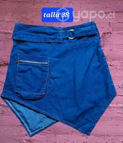 Falda mezclilla talla 38