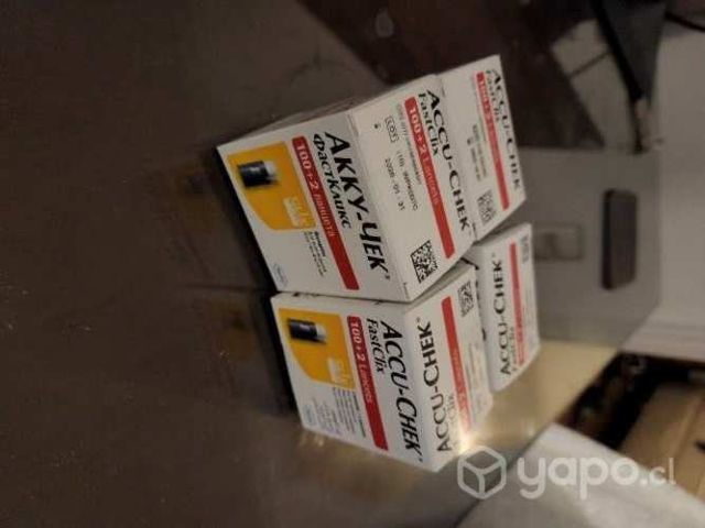 Lancetas accu check fastclix 100 unidades nuevas