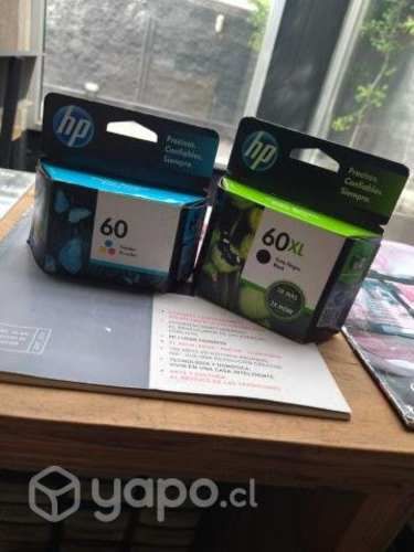 Tintas hp 60 xl y 60