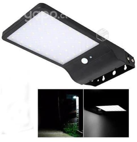 Foco Solar Pared Led Tipo Poste con Sensor de 30W