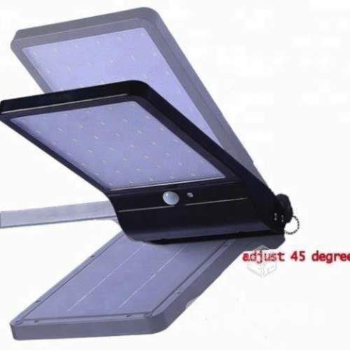 Foco Solar Pared Led Tipo Poste con Sensor de 30W