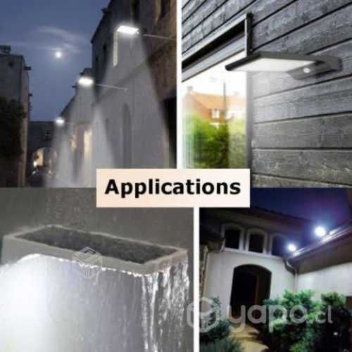 Foco Solar Pared Led Tipo Poste con Sensor de 30W
