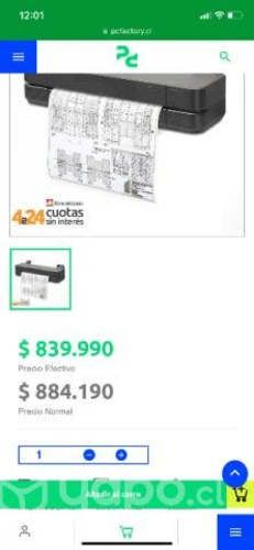 Plotter nuevo en caja