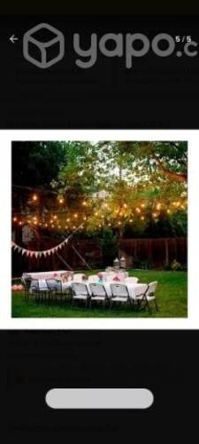 Guirnaldas de 10 metros, extensible e impermeable