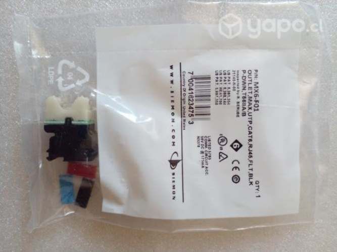 Jack MAX UTP Categoría 6, Estilo 110, Montaje MX6-