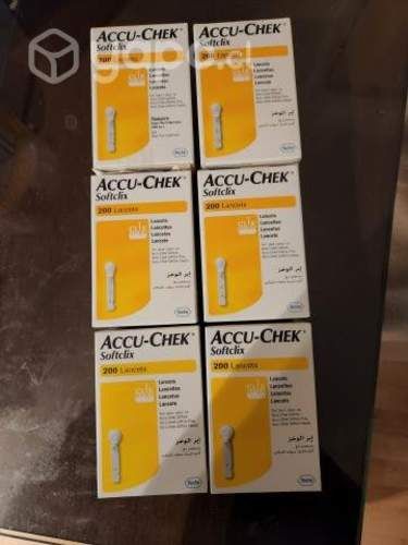 Lancetas Softclix accu check 200 unidades nuevas