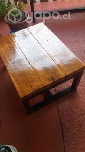 Banca y mesa de roble