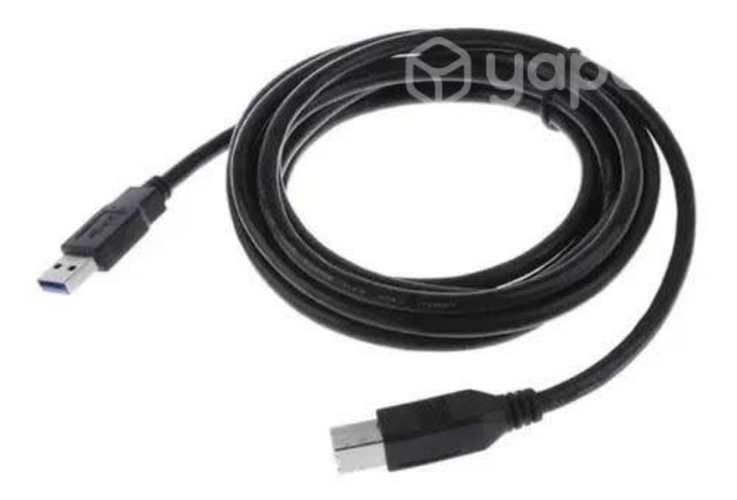 Cable USB 2.0 A-B Impresoras Escáner 3 metros