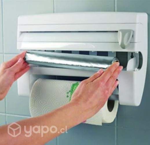 Portarrollos Dispensador Triple para Cocina