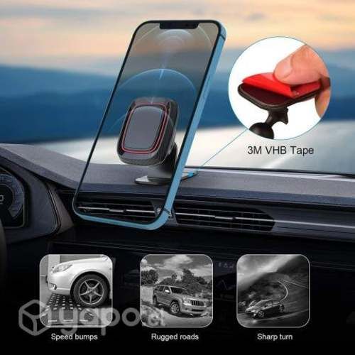 Soporte Celular Magnetico 6 Iman Para Tablero Auto