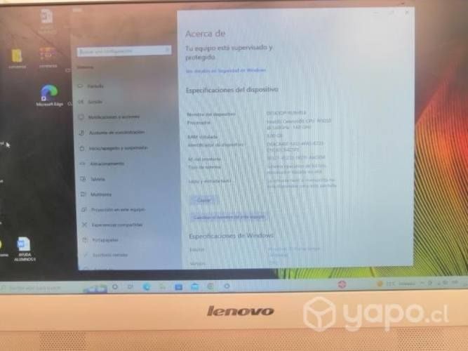 computador lenovo all in one