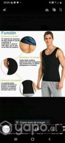 Camisetas reductoras saunas hombre y mujer y faja