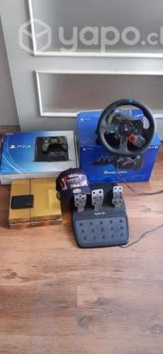 Ps4 + simulador Logitech + Juego f1 2021 + control