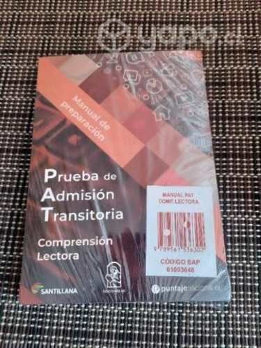 Libro Prueba de admisión transitoria comprension