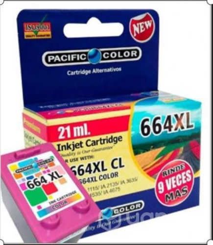 Cartucho Tinta 664XL Tricolor Alternativa HP