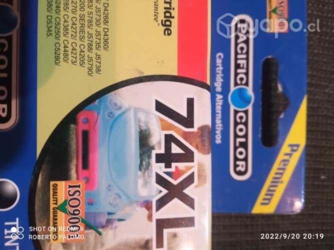 Packs de tintas HP 74xl y 75xl alternatis de alta