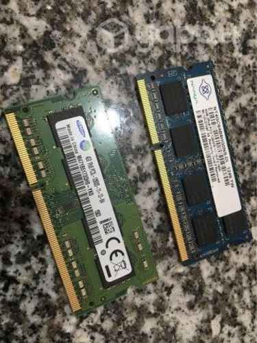 Memorias RAM 1600 MHz 8GB (4x4)