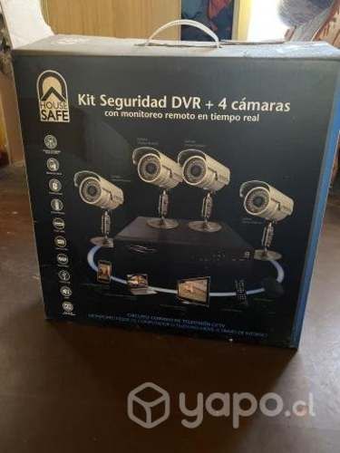 Kit de 4 cámaras cctv nuevas