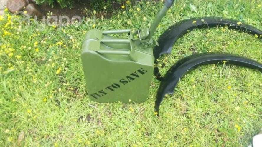 Bidón original metálico de combustible importado