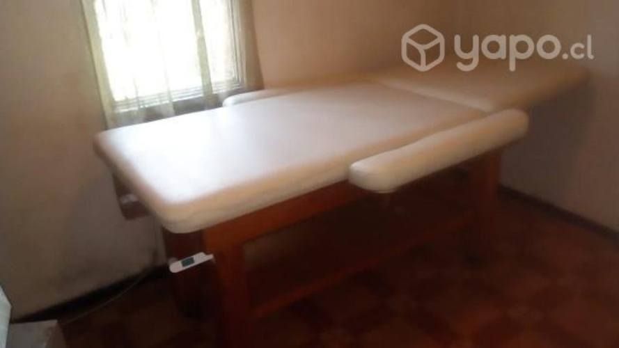 Camilla con base de madera