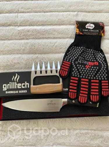 Kit cuchillo parrillero