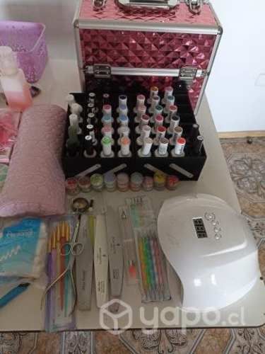 Maleta full accesorios esmaltado permanente