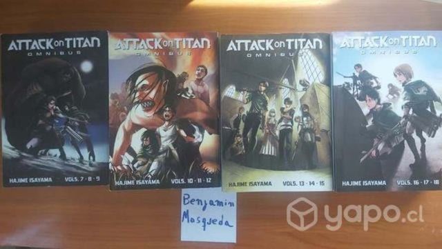 Manga Attack on titan omnibus