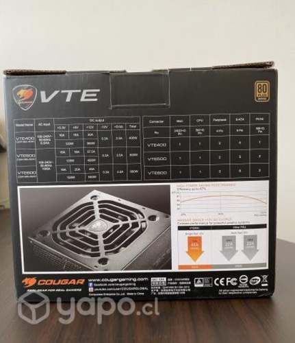 Fuente de poder Cougar VTE500