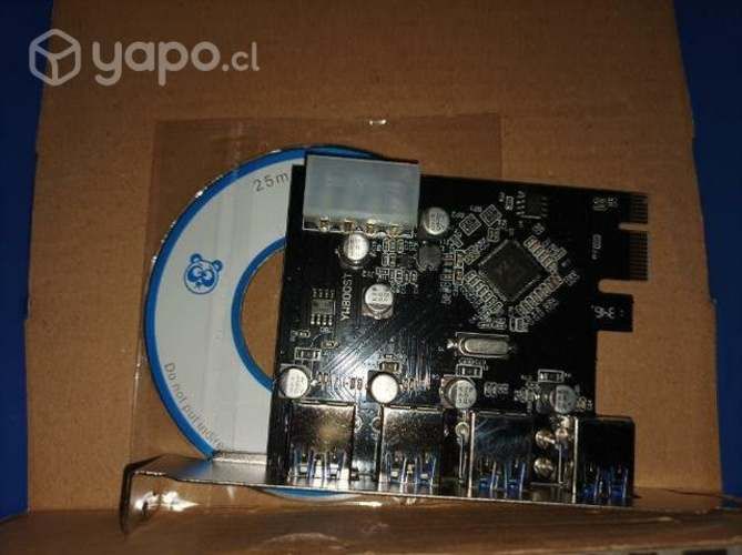 Tarjeta pci usb 3.0 4 puertos