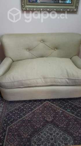 Sofá pluma dos cuerpos perfecto estado