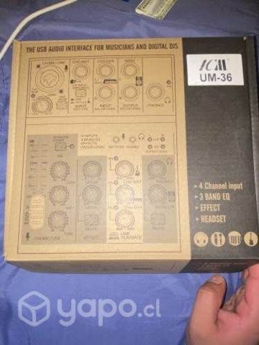 Mesa de sonido 4 canales