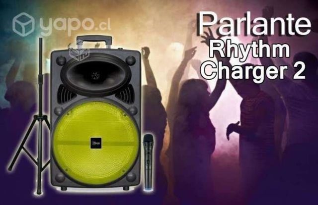 Parlante Karaoke Rhythm Charger 2 Mlab Con Atril