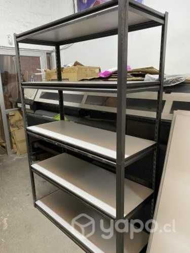 Estantes metalicos armables (repisas usadas)