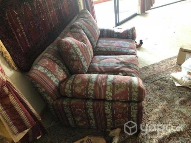 Sillon tela estampada casi nuevo