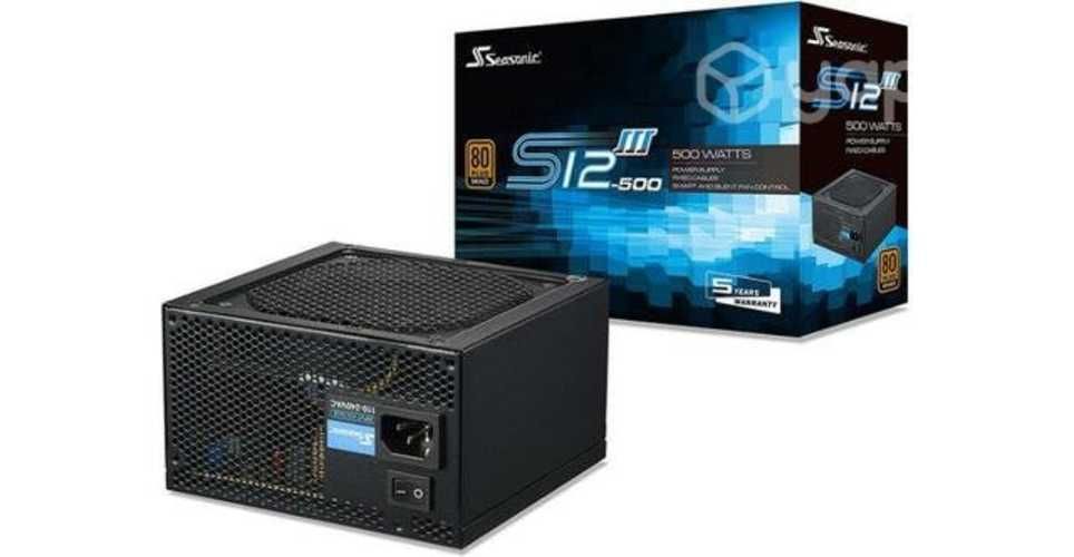 Fuente de poder SEASONIC 550W 80 plus bronce