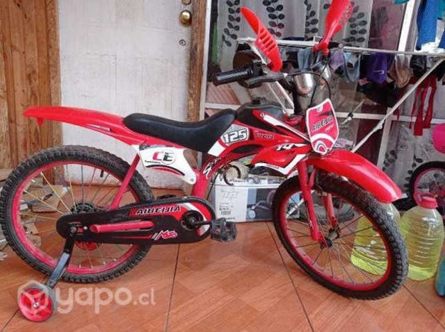 Bicicleta moto para niño aro 20