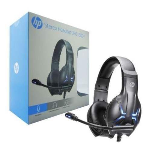 Audífonos hp gamer on ear usb+3,5 led dhe-8001
