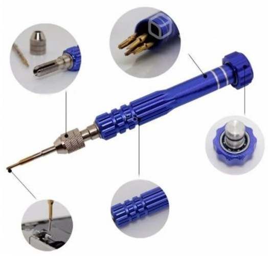 Kit de Destornillador de Precision con 5 Puntas