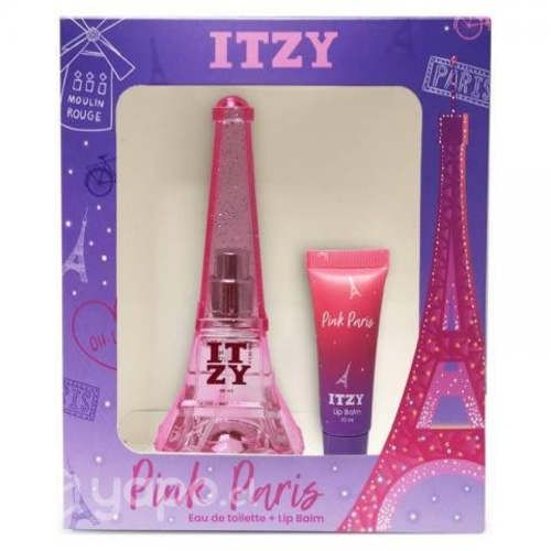 Perfume Itzy Pink Paris + Balsamo Labual
